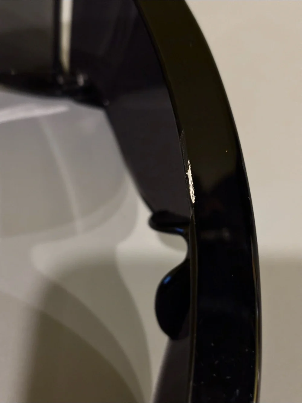 Futuristic Oversized Black Shield Sunglasses0714